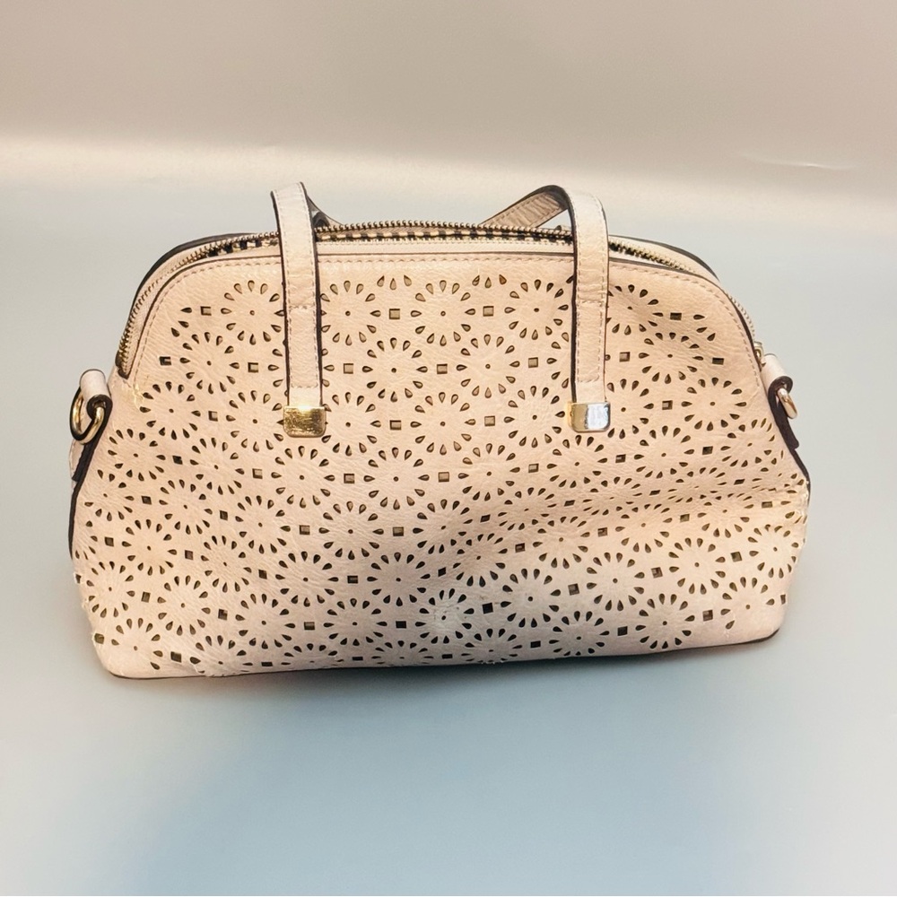 Street Level Gray Floral Handbag